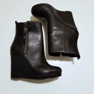 Nine West Black Platform Booties